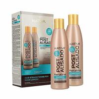 Shampoo + Hårbalsam Keratin Kit Kativa Post Alisado (2 uds)