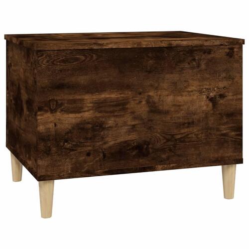 Sofabord 60x44,5x45 cm konstrueret træ røget egetræsfarve
