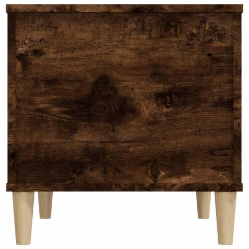 Sofabord 60x44,5x45 cm konstrueret træ røget egetræsfarve