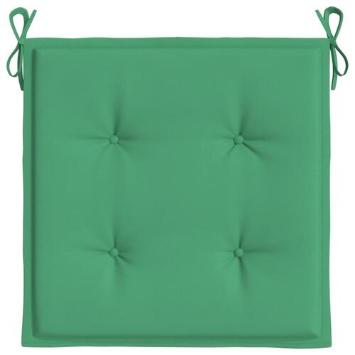 Hynder til havestol 6 stk. 40x40x3 cm oxfordstof grøn