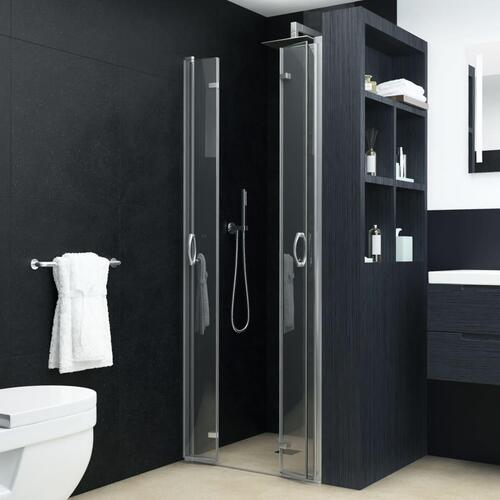 Foldbare brusedøre klar ESG 80 x 185 cm