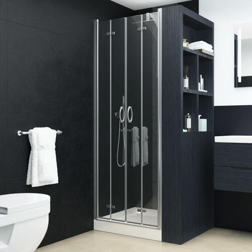 Foldbare brusedøre klar ESG 80 x 185 cm