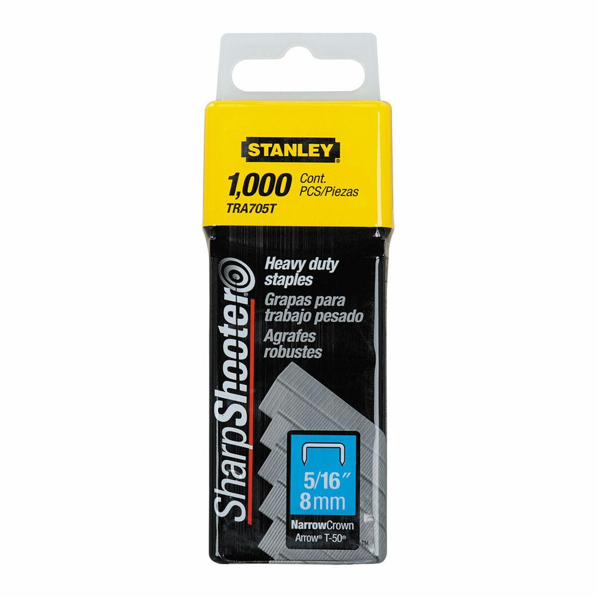 Hæfteklammer Stanley G 8 mm (1.000 stk) 1-TRA705T