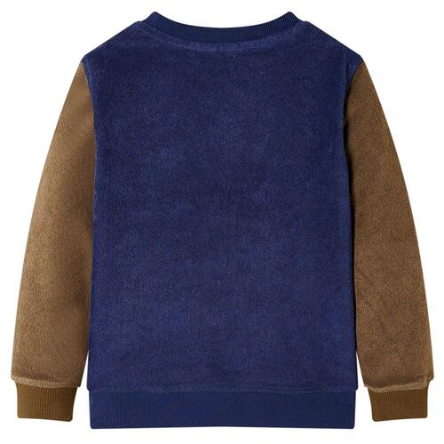 Sweatshirt til børn str. 128 marineblå