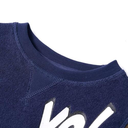 Sweatshirt til børn str. 128 marineblå