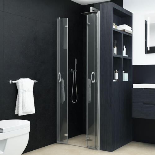 Foldbare brusedøre klar ESG 90 x 185 cm