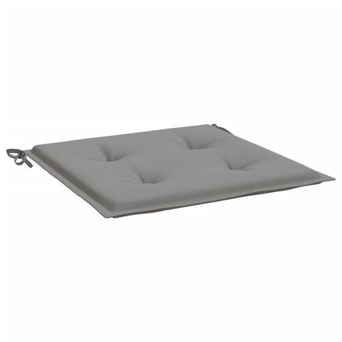 Hynder til havestol 4 stk. 50x50x3 cm oxfordstof grå