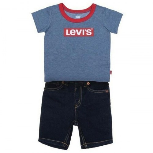 Sportstøj til Baby Levi's STRETCH DENIM SHORT Blå - 36 måneder