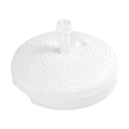 Fod for strandparasol IPAE Progarden 20 L Hvid polypropylen 45 x 15 cm