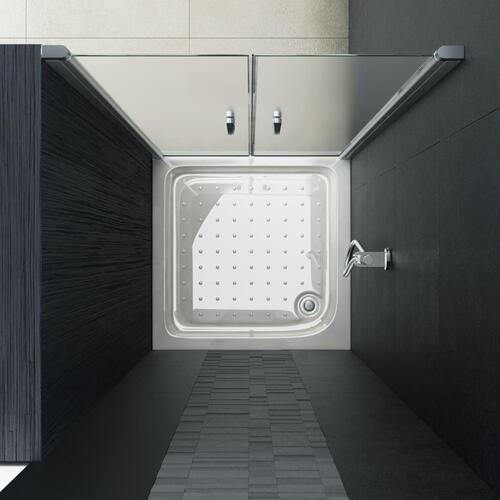 Brusedøre matteret ESG 70 x 185 cm