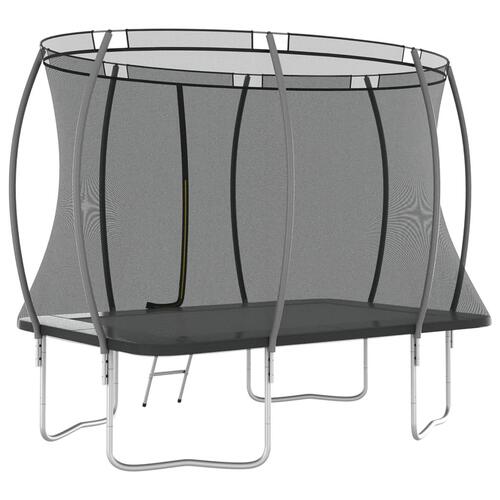 Trampolinsæt 274x183x76 cm 150 kg rektangulær