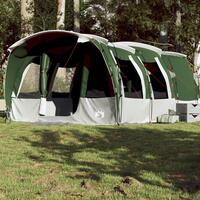 8-personers campingtelt vandtæt grøn