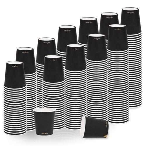 Papkrus 1000 stk. 200 ml sort