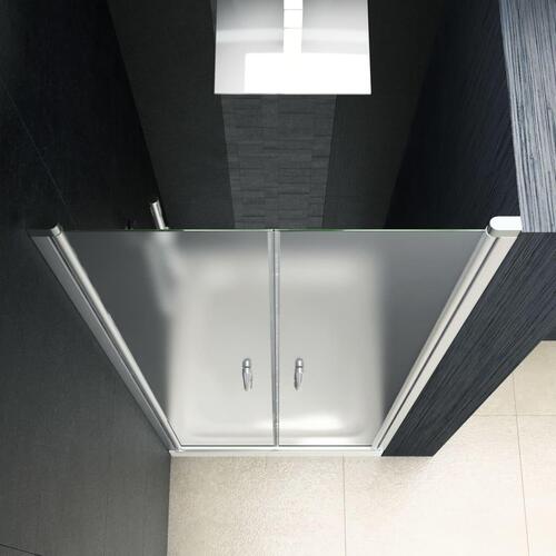 Brusedøre matteret ESG 75 x 185 cm