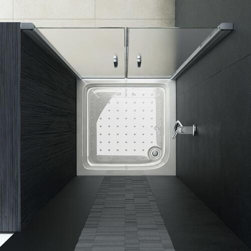 Brusedøre matteret ESG 75 x 185 cm