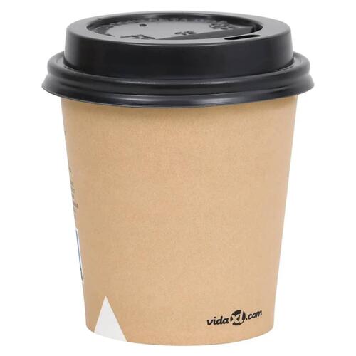 Papkrus med låg 1000 stk. 200 ml brun