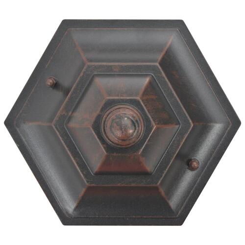 Havestolpelamper 6 stk. E27 110 cm aluminium bronzefarvet