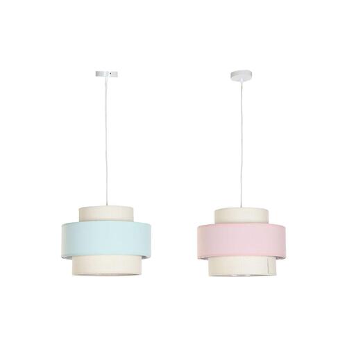 Loftslampe 40 x 40 x 30 cm Grøn Lyserød 50 W (2 enheder)