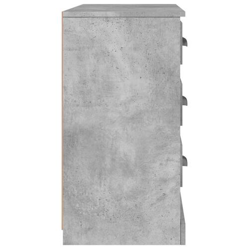Skænk 104,5x35,5x67,5 cm konstrueret træ betongrå