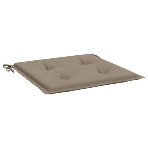 Hynder til havestol 4 stk. 50x50x3 cm oxfordstof gråbrun