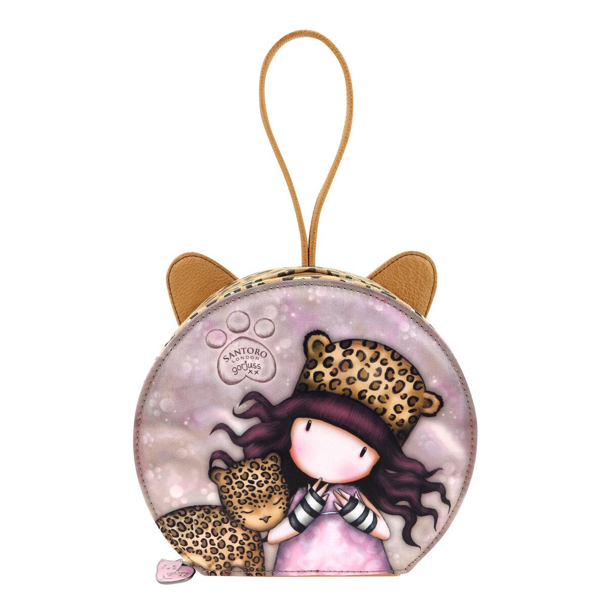 Gorjuss rejsetoilettaske - Leopard, 19,5 × 17,5 × 8 cm