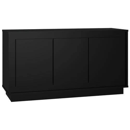Skænk 102x35x55 cm konstrueret træ sort