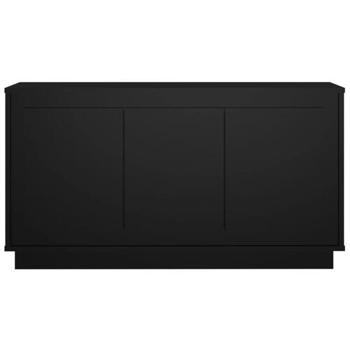 Skænk 102x35x55 cm konstrueret træ sort