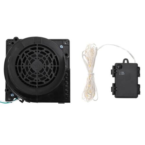 Oppustelig snemand med LED'er 360 cm