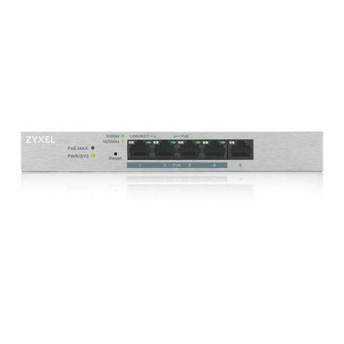 Switch ZyXEL GS1200-5HP RJ-45 PoE Grå