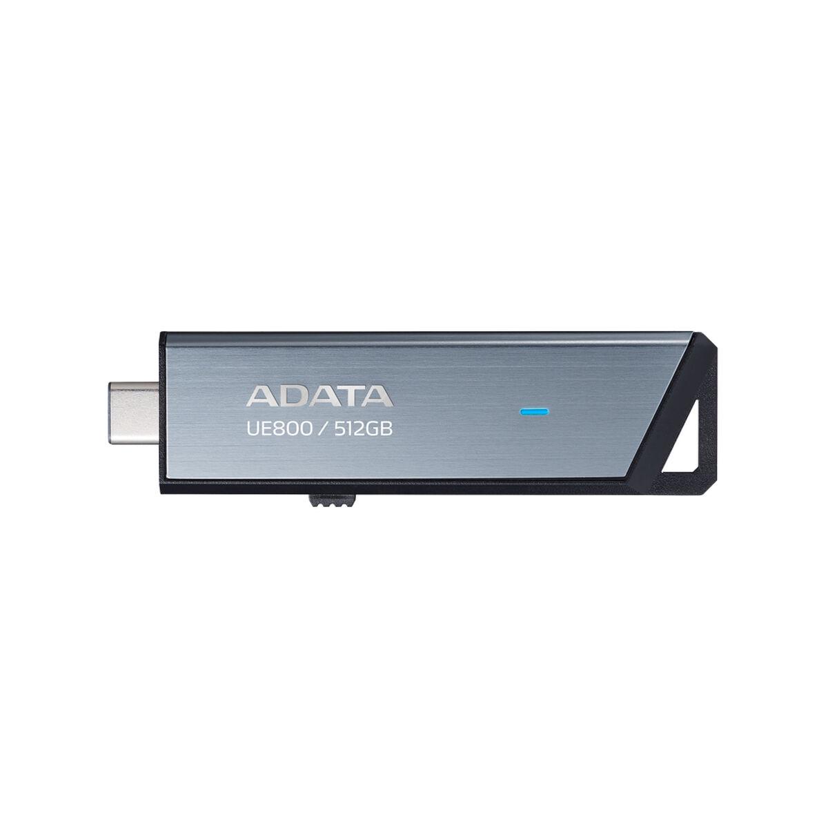 USB-stick Adata UE800 512 GB USB-C/USB 3.2 - Sort/Sølv