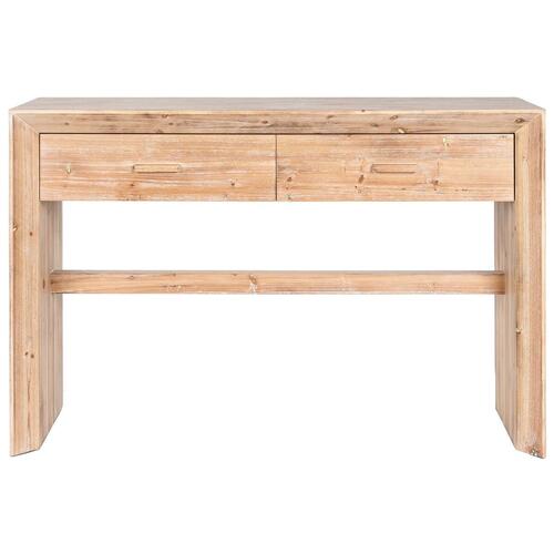 Konsol Home ESPRIT Gul Gran Træ MDF 120 x 40 x 80 cm