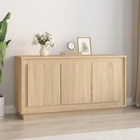 Skænk 102x35x55 cm konstrueret træ sonoma-eg