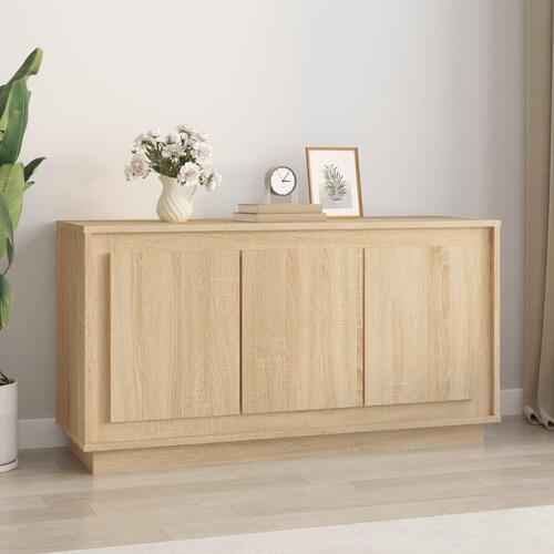 Skænk 102x35x55 cm konstrueret træ sonoma-eg