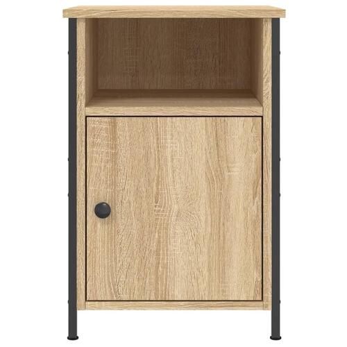 Sengeborde 2 stk. 40x42x60 cm konstrueret træ sonoma-eg