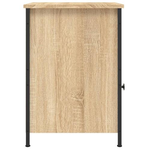Sengeborde 2 stk. 40x42x60 cm konstrueret træ sonoma-eg