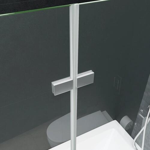 Foldbar brusekabine 2 paneler ESG 95x140 cm