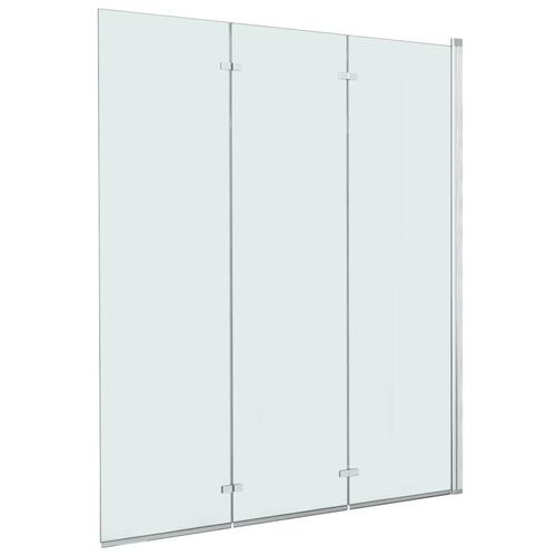 Foldbar brusekabine 3 paneler ESG 130x138 cm