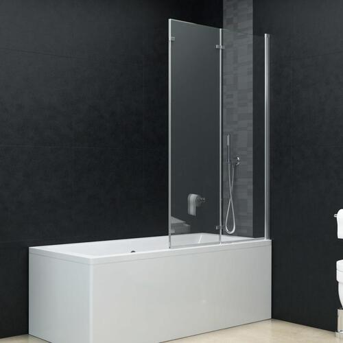 Foldbar brusekabine 3 paneler ESG 130x138 cm