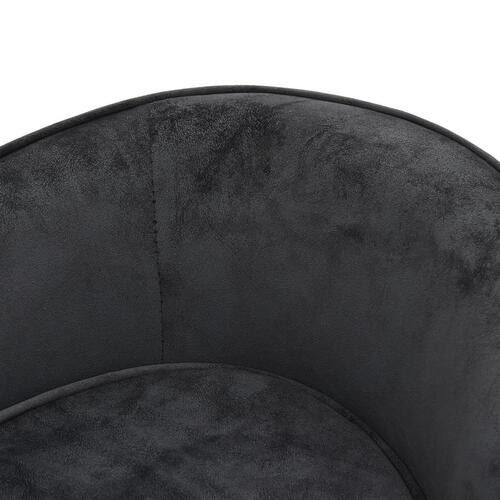 Hundesofa 69x49x40 cm plys mørkegrå