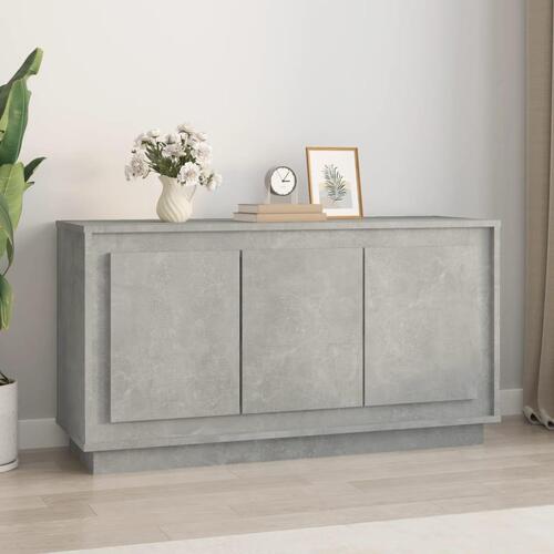 Skænk 102x35x55 cm konstrueret træ betongrå