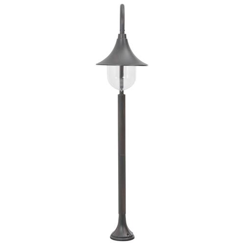 Havestolpelampe E27 120 cm aluminium bronzefarvet