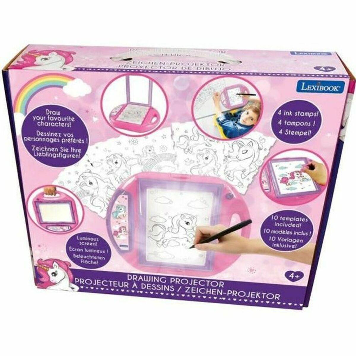 Tegningssæt Lexibook Unicorn Drawing Projector