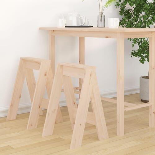 Taburetter 2 stk. 40x40x60 cm massivt fyrretræ