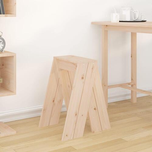 Taburetter 2 stk. 40x40x60 cm massivt fyrretræ