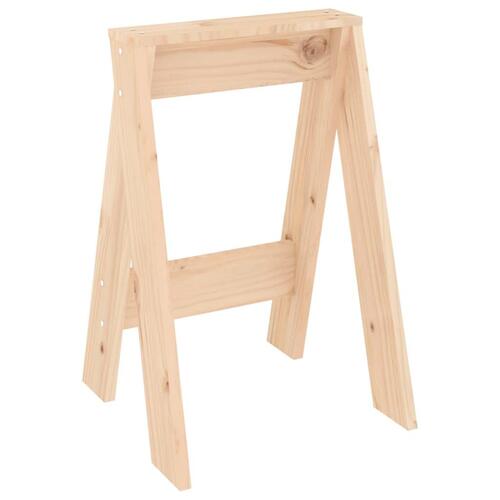 Taburetter 2 stk. 40x40x60 cm massivt fyrretræ