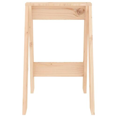 Taburetter 2 stk. 40x40x60 cm massivt fyrretræ