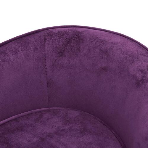 Hundesofa 69x49x40 cm plys bordeauxfarvet