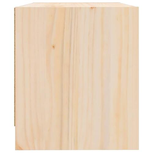 Sengeborde 2 stk. 40x31x35,5 cm massivt fyrretræ