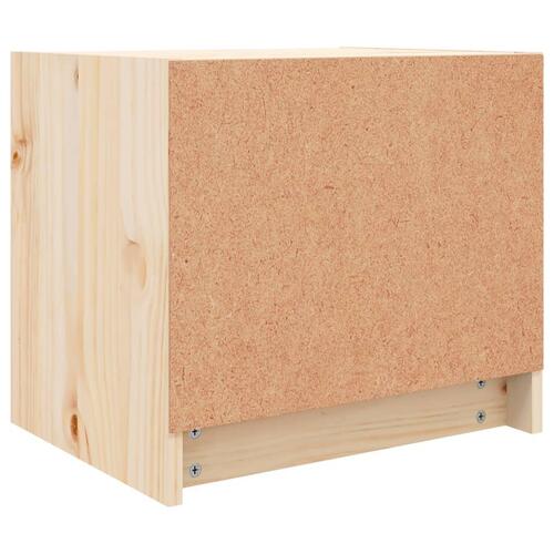 Sengeborde 2 stk. 40x31x35,5 cm massivt fyrretræ