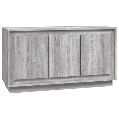 Skænk 102x35x55 cm konstrueret træ grå sonoma-eg